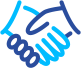 Title Patient Loyalty Program hands interlocked graphic.