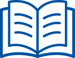 Icon of an open book