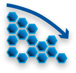 Graphic image representing area under the curve.