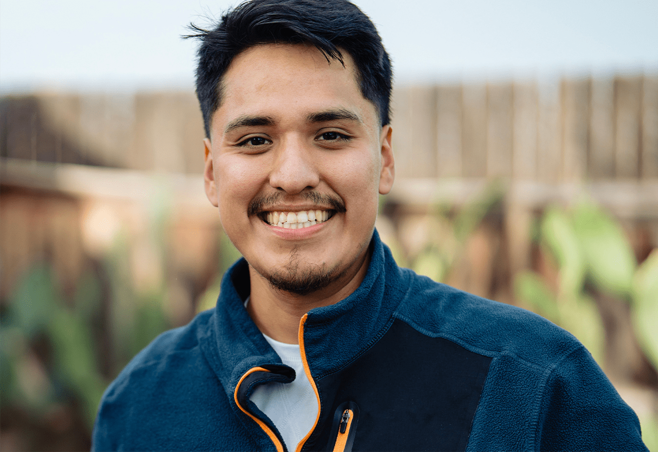 Hemophilia A Patient, Daniel Cruz, smiling