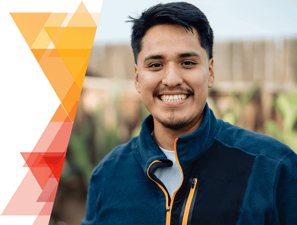 Hemophilia A Patient, Daniel Cruz, smiling